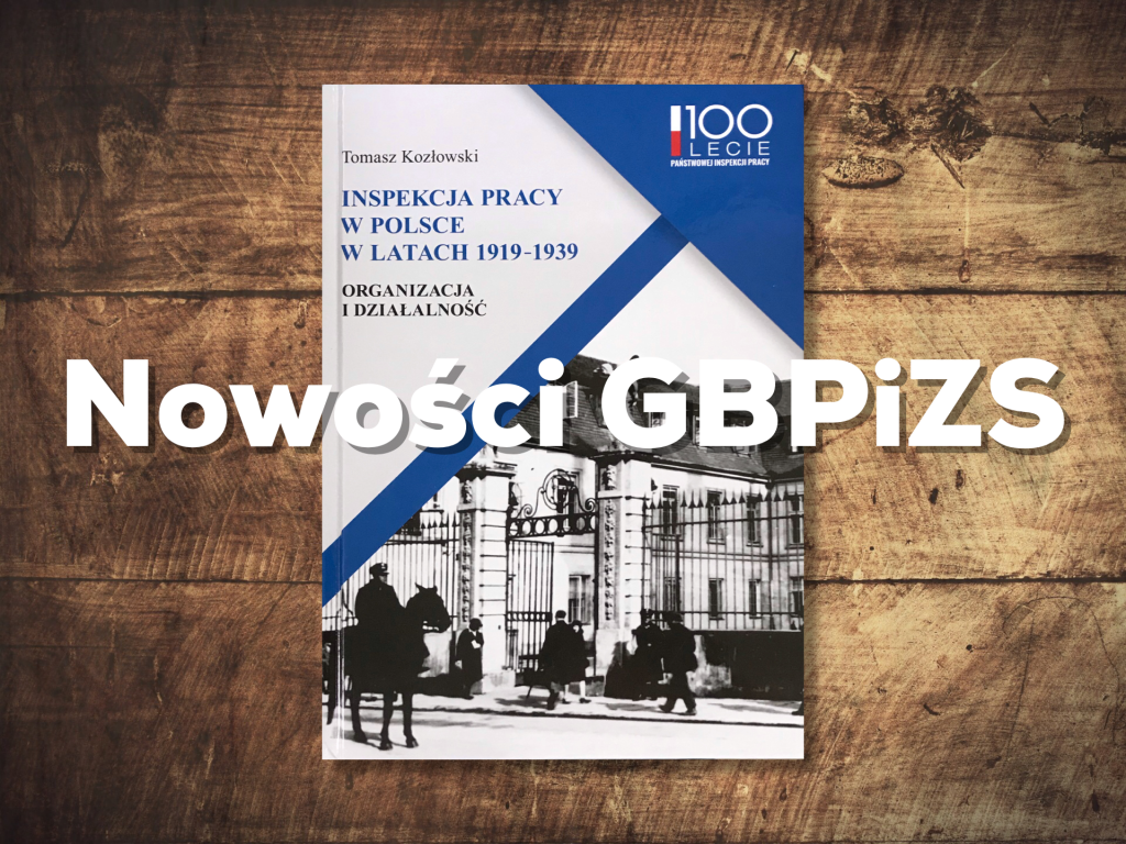 okładka książki i tekst nowości GBPiZS